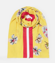 Load image into Gallery viewer, JOULES YELLOW FLOWER SCARF