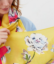 Load image into Gallery viewer, JOULES YELLOW FLOWER SCARF