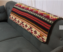 Load image into Gallery viewer, RED TRIBAL ALPACA BLANKET
