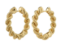 Load image into Gallery viewer, ANNIKA RECYCLED HOOP EARRINGS