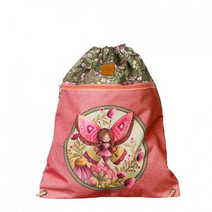 Drawstring Gym Bag for Kids Pink / Alia
