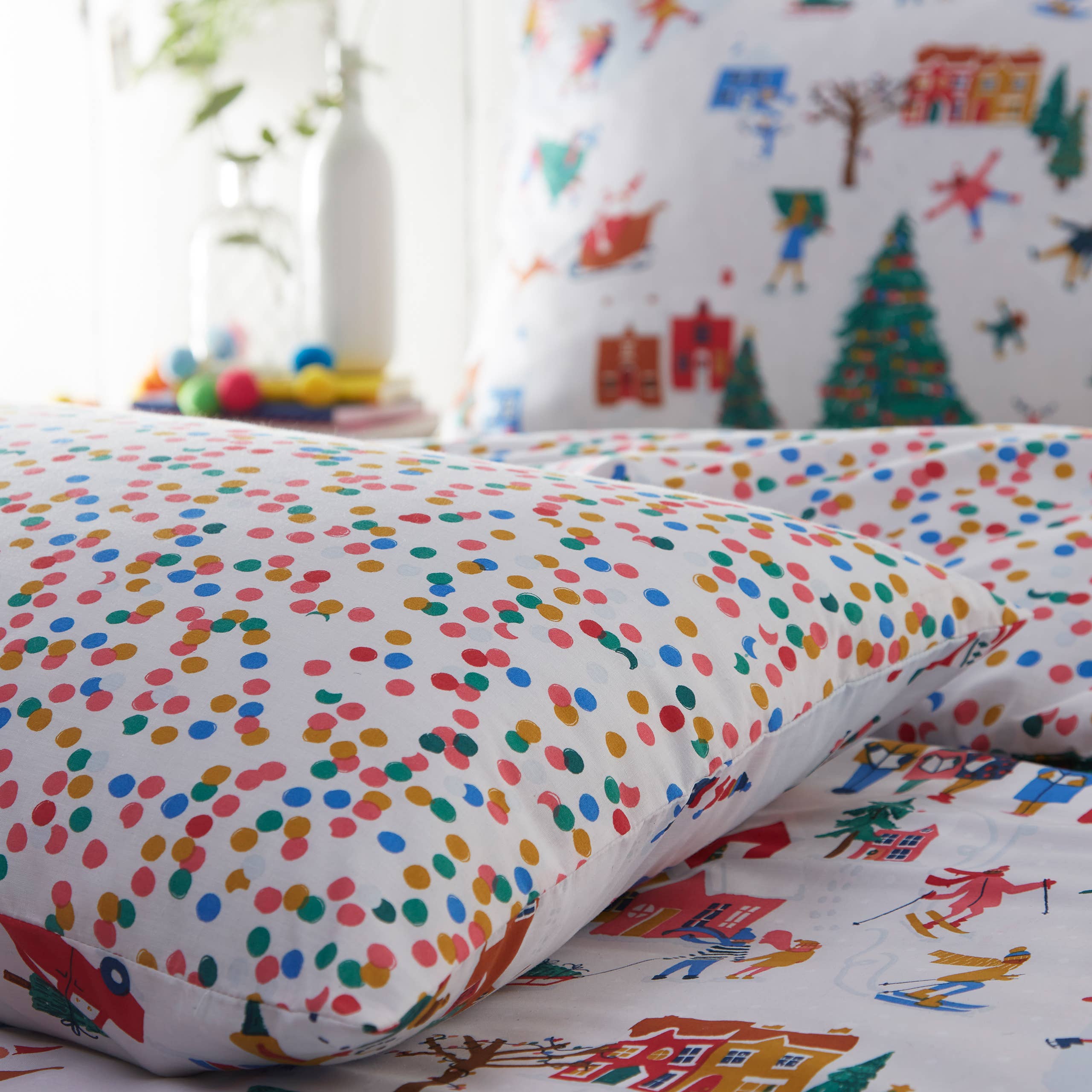 Riva Home - Christmas Together Festive Duvet Cover Set Multicolour