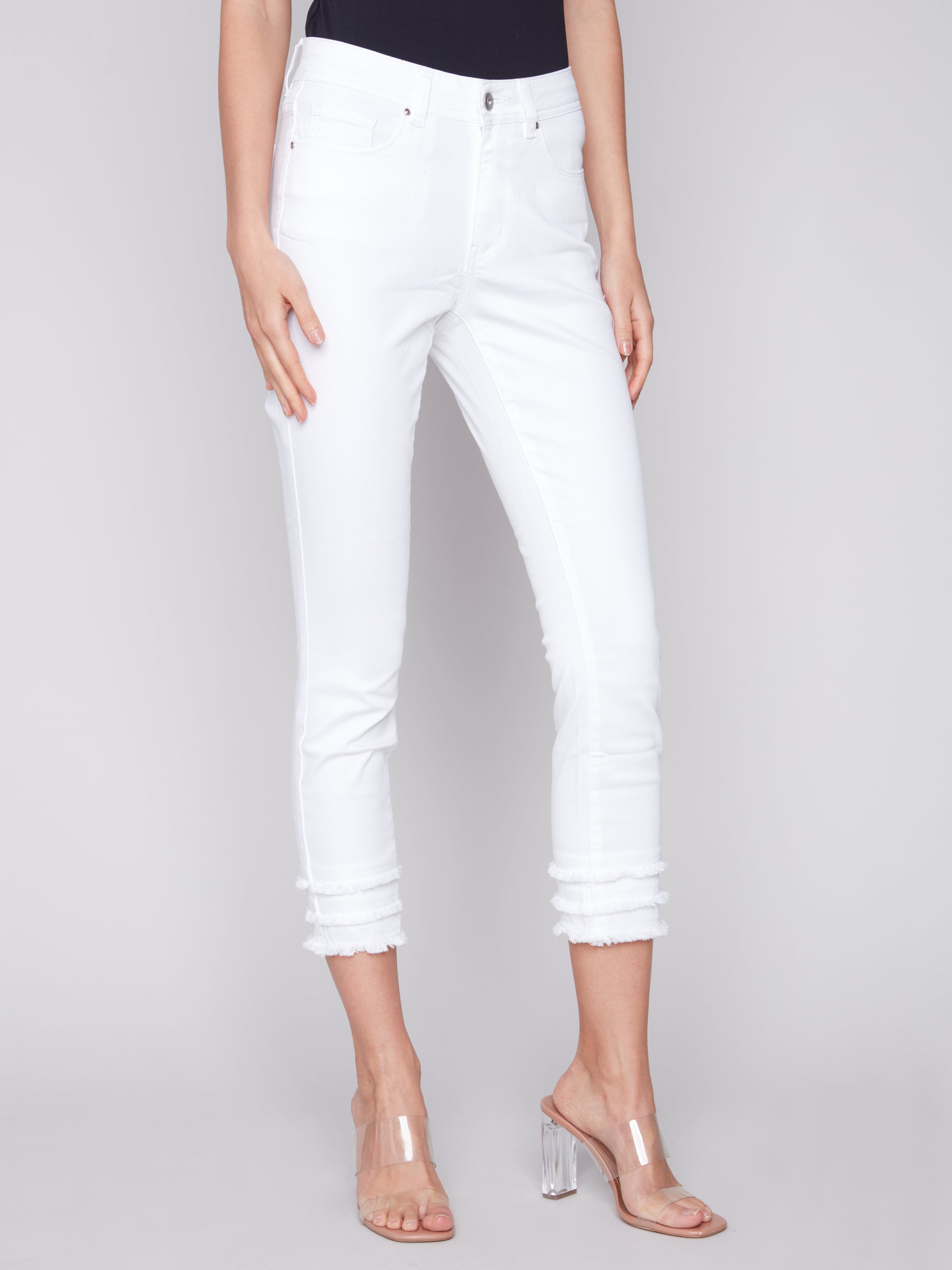 S24 FRAYED HEM ANKLE LEG C5147W