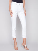 Load image into Gallery viewer, S24 FRAYED HEM ANKLE LEG C5147W
