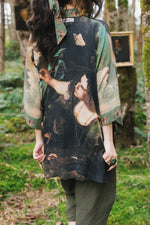 Load image into Gallery viewer, Heartwork Bamboo Bohemian Kimono Cardigan with Belt
