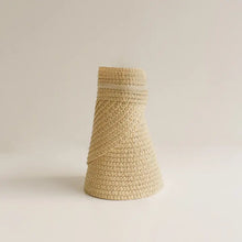 Load image into Gallery viewer, SS26 CREAM ROLL-UP VISOR HAT
