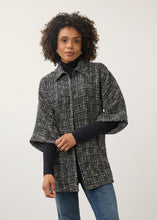 Load image into Gallery viewer, SS26 FDJ TWEED PONCHO JACKET
