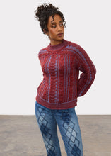 Load image into Gallery viewer, FW26 FDJ  LONG SLEEVE CABLE SWEATER
