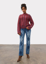 Load image into Gallery viewer, FW26 FDJ  LONG SLEEVE CABLE SWEATER
