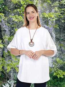 S24 Top with Cut Work C6118