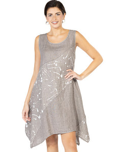S24 Splash Print Dress C6189