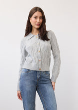 Load image into Gallery viewer, FW26 FDJ CABLED CARDIGAN WITH BUTTON DETAIL
