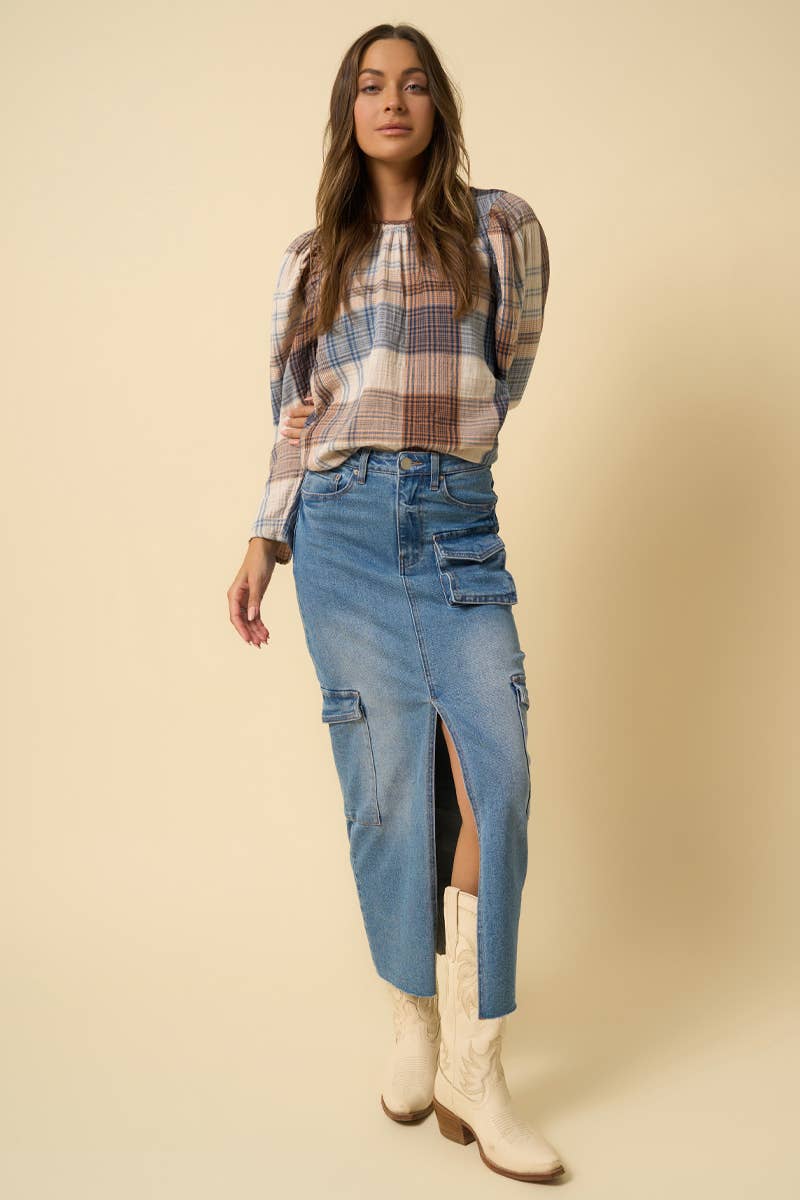 Insane Gene USA - SUPER MAXI CARGO SKIRT: L