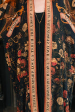 Load image into Gallery viewer, Market of Stars (Worldwide) - Heart of Gold Opera Duster Kimono Robe w/ Sacred Heart
