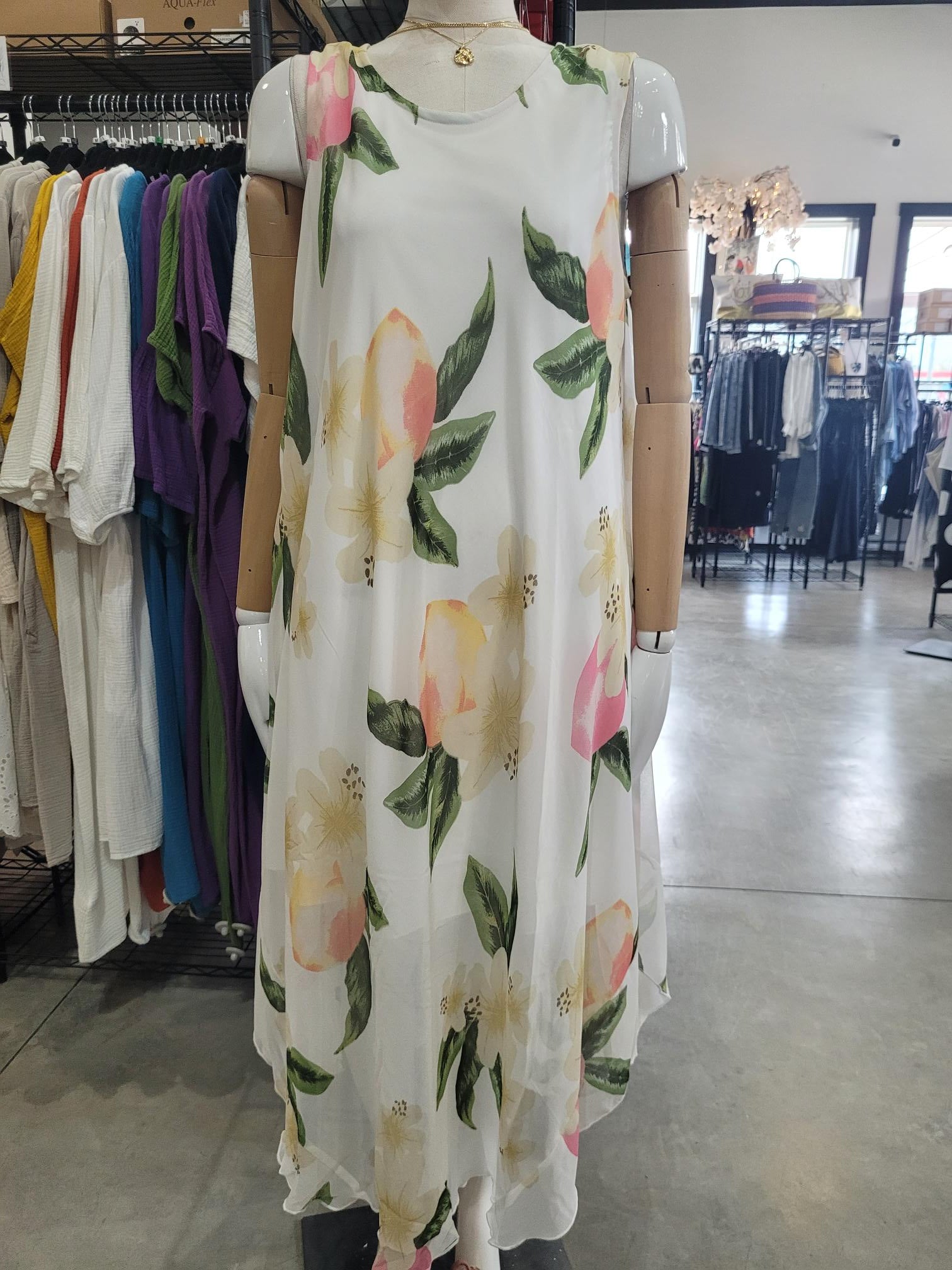 SS24 CHIFFON ONESIZE DRESS 8421