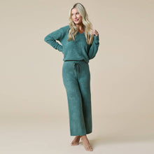 Load image into Gallery viewer, Softies - Oprah's Fave 2024 - Solid Marshmallow V-Neck Lounge Set
