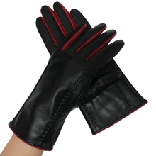 Load image into Gallery viewer, Allesco Inc - Club Rochelier Ladies Leather Glove With Contrast Fingers
