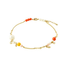 Load image into Gallery viewer, CARE CRYSTAL AND FRESH WATER PEARL ANKLE BRACELET
