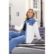 Load image into Gallery viewer, FW26 ORANGE FASHION MID TOWN BUTTON SHACKET
