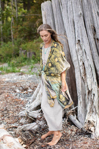 Tree of Life Starduster Bamboo Bohemian Kimono