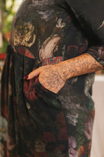 Load image into Gallery viewer, Market of Stars (Worldwide) - Flight of Fancy Artist Dress Tunic w/ Pockets &amp; Hummingbirds
