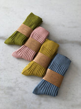 Load image into Gallery viewer, PASTEL RIBBED SOCKS - BILLY BAMBOO
