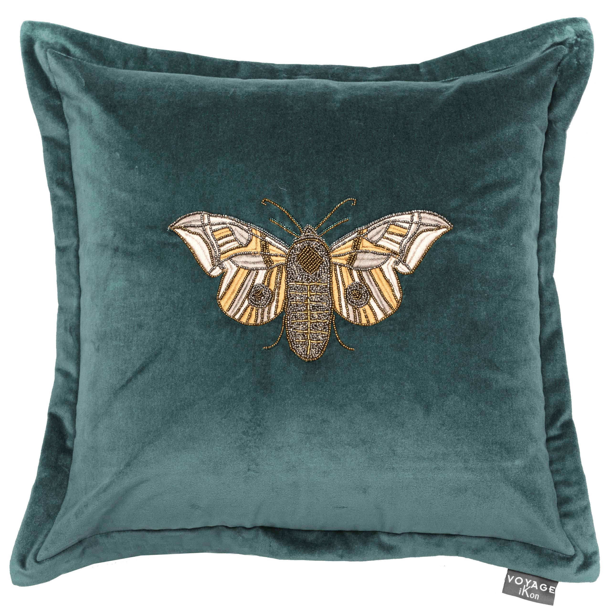 Riva Home - Luna Embroidered Cushion Lake