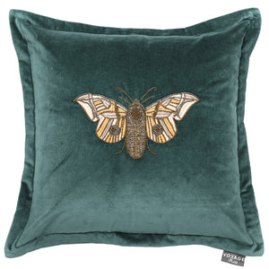 Riva Home - Luna Embroidered Cushion Lake