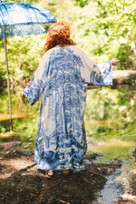 Load image into Gallery viewer, Market of Stars - Let The Light In Printed Long Duster Bamboo Kimono Robe
