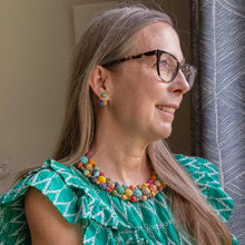 Load image into Gallery viewer, SS26 WORLDFINDS NE-5168 KANTHA TRACED COLLAR NECKLACE
