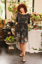 Load image into Gallery viewer, Market of Stars (Worldwide) - Flight of Fancy Artist Dress Tunic w/ Pockets &amp; Hummingbirds
