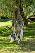 Load image into Gallery viewer, Tree of Life Starduster Bamboo Bohemian Kimono
