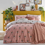 Load image into Gallery viewer, Riva Home - Theia Abstract Eye Duvet Cover Set Blush
