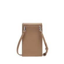 Load image into Gallery viewer, Pixie Mood - Karla - Recycled Vegan Phone Crossbody Bag - Latte Pebbled
