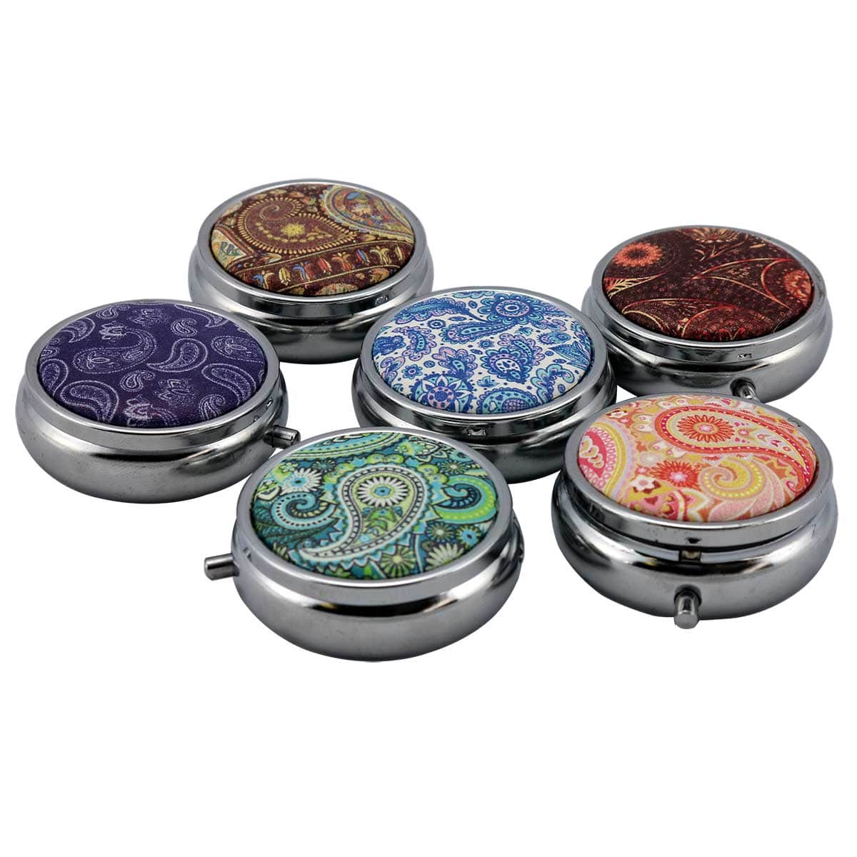 Assorted Paisley Pill Boxes 534154