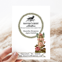 Load image into Gallery viewer, Cheerful Whimsies - Greeting Card. Beautiful Rose Flower Fairy. Just Because.

