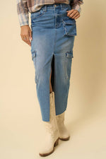 Load image into Gallery viewer, Insane Gene USA - SUPER MAXI CARGO SKIRT: L

