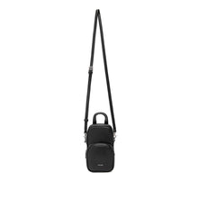 Load image into Gallery viewer, Pixie Mood - Cassandra - Recycled Vegan Phone Crossbody - Black Pebbled
