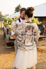 Load image into Gallery viewer, Market of Stars - Take My Hand Printed Bamboo Bohemian Cropped Kimono
