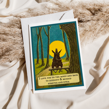 Load image into Gallery viewer, Cheerful Whimsies - Greeting Card. I Love You To The Moon And Back To Infinity..
