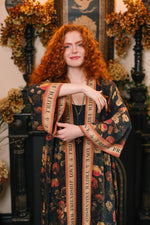 Load image into Gallery viewer, Market of Stars (Worldwide) - Heart of Gold Opera Duster Kimono Robe w/ Sacred Heart
