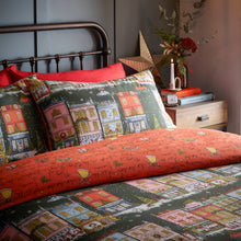 Load image into Gallery viewer, Riva Home - Christmas Spirit Festive Duvet Cover Set Green
