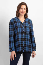 Load image into Gallery viewer, PLAID MANDARIN SHIRT H75830
