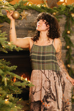 Load image into Gallery viewer, Market of Stars (Worldwide) - Winter Wish Bohéme Long Maxi Slip Dress w/ Christmas Deer
