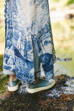 Load image into Gallery viewer, Market of Stars - Let The Light In Printed Long Duster Bamboo Kimono Robe
