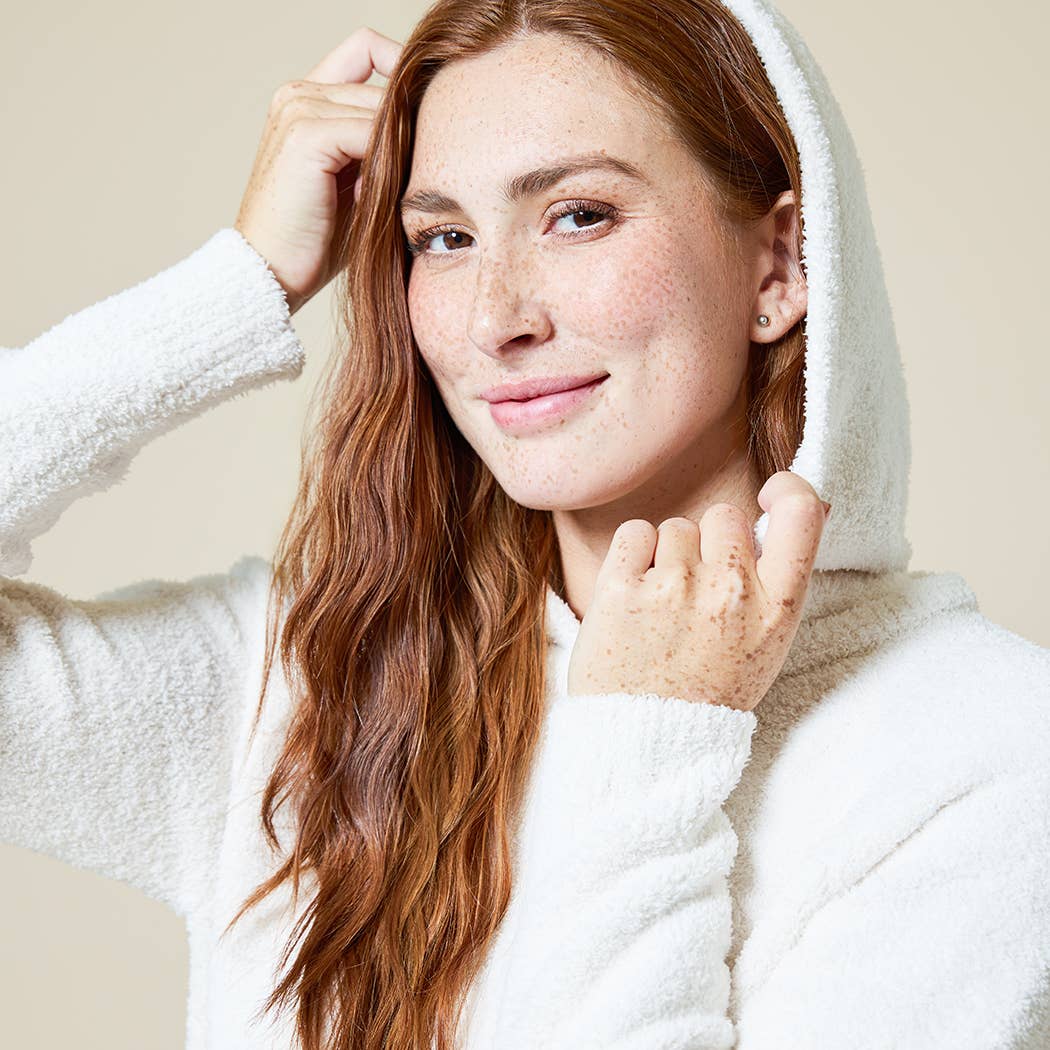 Softies - Women's Solid Marshmallow Hoodie Lounge Set with Jogger Pant