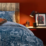 Load image into Gallery viewer, Riva Home - Winter Woods Animal Duvet Cover Set Midnight
