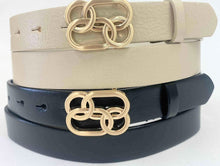 Load image into Gallery viewer, FW26 MEDIKE LANDES CREAM LEATHER BELT
