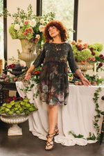 Load image into Gallery viewer, Market of Stars (Worldwide) - Flight of Fancy Artist Dress Tunic w/ Pockets &amp; Hummingbirds
