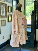 Load image into Gallery viewer, Market of Stars - Map of My Heart Bohemian Tee Luxe Bamboo Tunic Shirt
